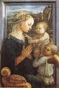 Fra Filippo Lippi Madonna and Child with Two Angels china oil painting artist